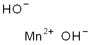 Manganese(II) hydroxide 结构式