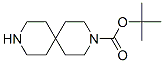 3,9-DIAZA-SPIRO[5.5]UNDECANE-3-CARBOXYLIC ACID TERT-BUTYL ESTER 结构式