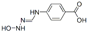 Benzoic acid, 4-[[(hydroxyamino)iminomethyl]amino]- (9CI) 结构式