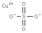 copper(2+) sulphate  结构式