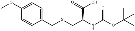 BOC-S-(4-METHOXYBENZYL)-L-半胱氨酸 结构式
