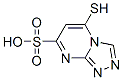 1,2,4-Triazolo[4,3-a]pyrimidine-7-sulfonic  acid,  5-mercapto- 结构式