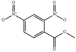 2,4-二硝基苯甲酸甲酯 结构式