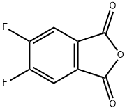 4,5-二氟邻苯二甲酸酐 结构式