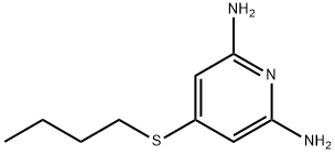Pyridine, 2,6-diamino-4-(butylthio)- (8CI) 结构式