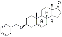 (3BETA)-3-(苯基甲氧基)雄甾-5-烯-17-酮 结构式