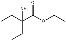 Butanoic  acid,  2-amino-2-ethyl-,  ethyl  ester 结构式