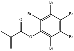 五溴苯基甲基丙烯酸酯 结构式