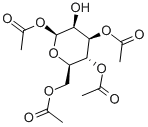 1,3,4,6-四-氧-乙酰-Β-D-吡啶甘露糖 结构式