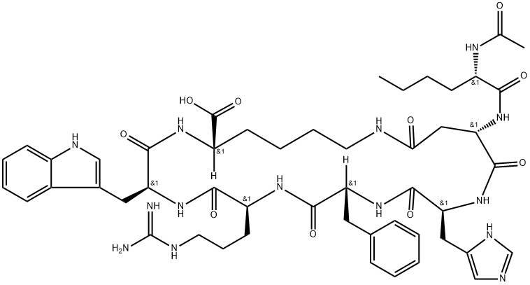 Bremelanotide 结构式