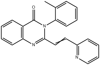 2-PICOLINYLIDENEMETHYL-3-ORTHO-TOLYL-4(3H)-QUINAZOLINONE