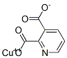 2,3-Pyridinedicarboxylic acid copper(II) salt 结构式
