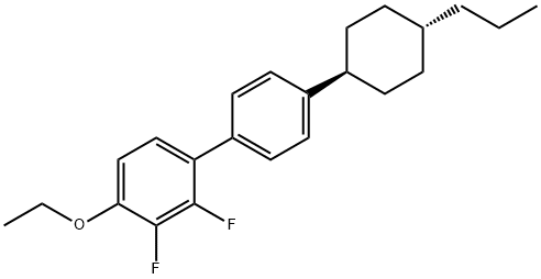 4'-(反式-4-丙基环己基)-2,3-二氟-4-乙氧基-1,1'-联苯 结构式