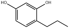 4-丙基间苯二酚 结构式