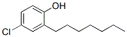 4-chloro-2-heptylphenol 结构式