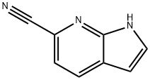 6-氰基-7-氮杂吲哚 结构式