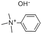 三甲基苯基氢氧化铵 结构式