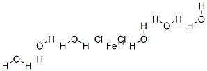 Iron(II) chloride hexahydrate 结构式