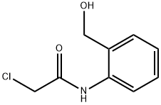 2-氯-N-(2-(羟甲基)苯基)乙酰胺 结构式