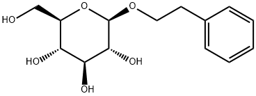 苯基乙基 BETA-D-吡喃葡萄糖苷 结构式