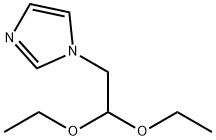 1-(2,2-二乙氧基乙基)-1H-咪唑 结构式