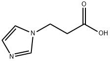 3-(1H-咪唑-1-基）丙酸 结构式