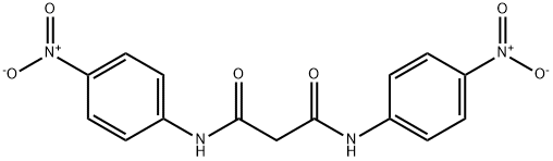 N,N'-双(4-硝基苯基)丙二酰胺 结构式