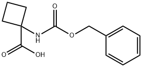 CBZ-1-氨基-1-环丁基甲酸 结构式