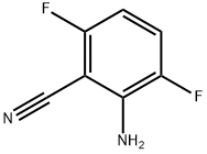 2-氨基-3,6-二氟苯腈 结构式