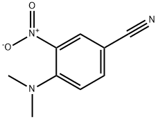 4-二甲氨基-3-硝基苯甲腈 结构式