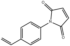 N-(4-乙烯基苯基)马来酰亚胺 结构式