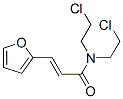 N,N-Bis(2-chloroethyl)-2-furanacrylamide 结构式