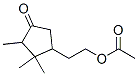 2-(2,2,3-TRIMETHYL-4-OXOCYCLOPENTYL)ETHYL ACETATE 结构式