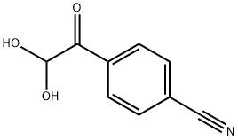 4-CYANOPHENYLGLYOXAL HYDRATE 结构式