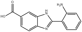 2-(2-Aminophenyl)-1H-benzimidazole-5-carboxylic acid 结构式