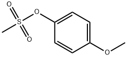 4-甲氧基苯基甲磺酸 结构式