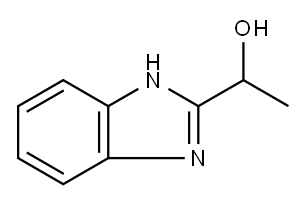 2-(1-羟乙基)苯并咪唑 结构式