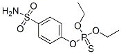 Phosphorothioic acid O-[4-(aminosulfonyl)phenyl]O,O-diethyl ester 结构式