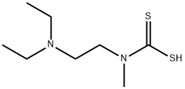 N-[2-(Diethylamino)ethyl]-N-methylcarbamodithioic acid 结构式