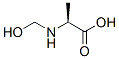 L-Alanine, N-(hydroxymethyl)- (9CI) 结构式