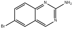 6-溴-2-喹唑啉胺 结构式