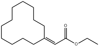 2-环十二烷基乙酸乙酯 结构式