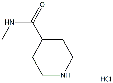 N-甲基-4-哌啶羧酰胺盐酸盐 结构式