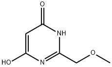 2-甲氧基甲基嘧啶-4,6-二醇 结构式