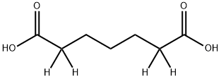HEPTANEDIOIC-2,2,6,6-D4 ACID 结构式