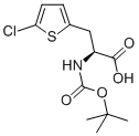 BOC-3-(5-氯噻吩-2-基)-L-丙氨酸 结构式