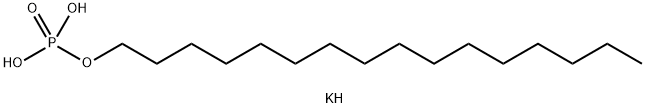 1-十六烷醇二氢磷酸单钾盐 结构式