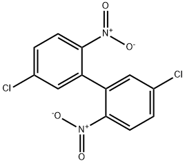 5,5'-Dichloro-2,2'-dinitrobiphenyl 结构式