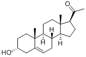 5-Pregnene-3alpha-ol-20-one 结构式