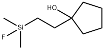 Cyclopentanol, 1-[2-(fluorodimethylsilyl)ethyl]- (9CI) 结构式